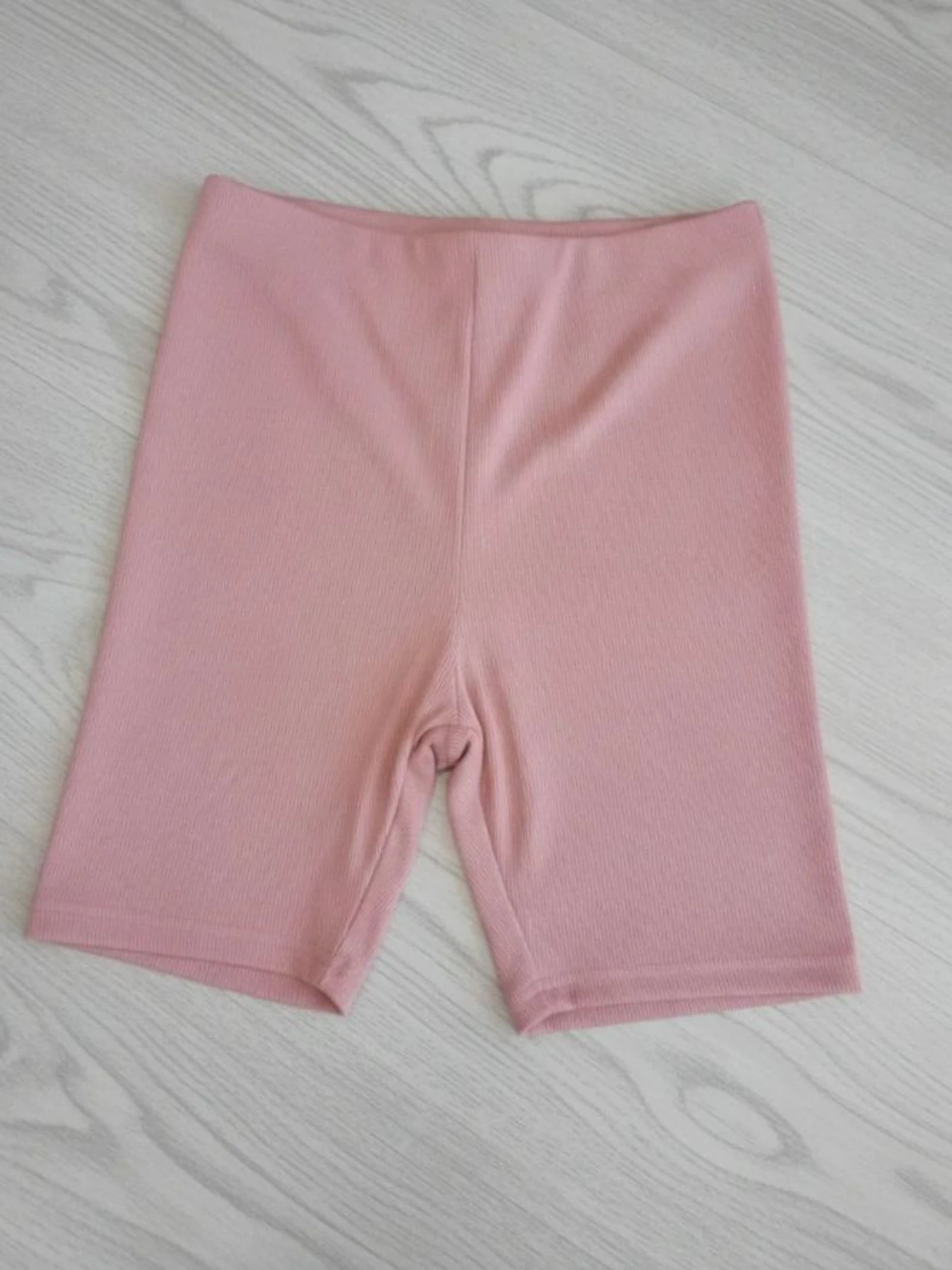 Shorts biker fruncido acanalado moldeador – photo 4